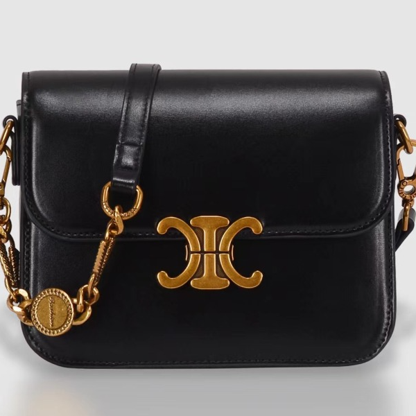 【尚恩CC】GQ-2516-黑色 单根单肩包相机包纯色轻奢斜跨包