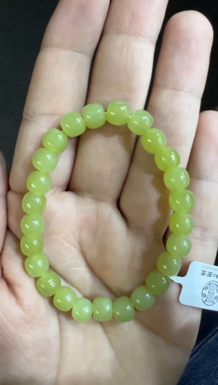 未镶嵌手串和田玉若羌黄口手串（产地直发）