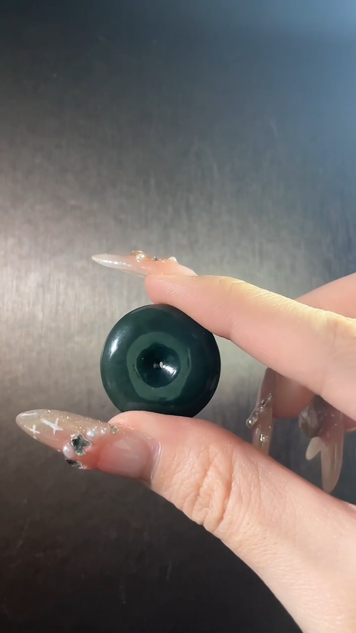 【闪购商品】和田玉吊坠(不含链)未镶嵌和田玉 青玉平安无事扣