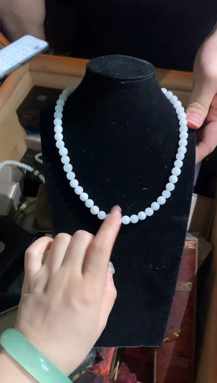 和田玉未镶嵌颈饰永玉阁精品专属摆件