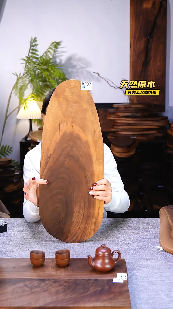 木北美黑胡桃原木.干裂疤结不属于商品质量问题完美主义者慎拍