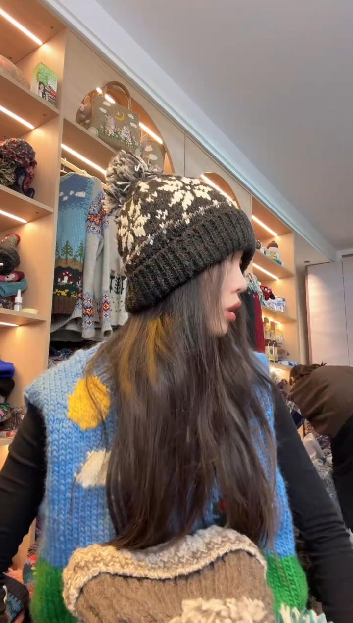 羊毛杰伦同款帽 