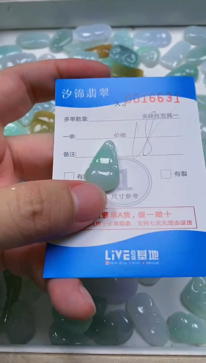 翡翠未镶嵌颈饰闪购商品0016631