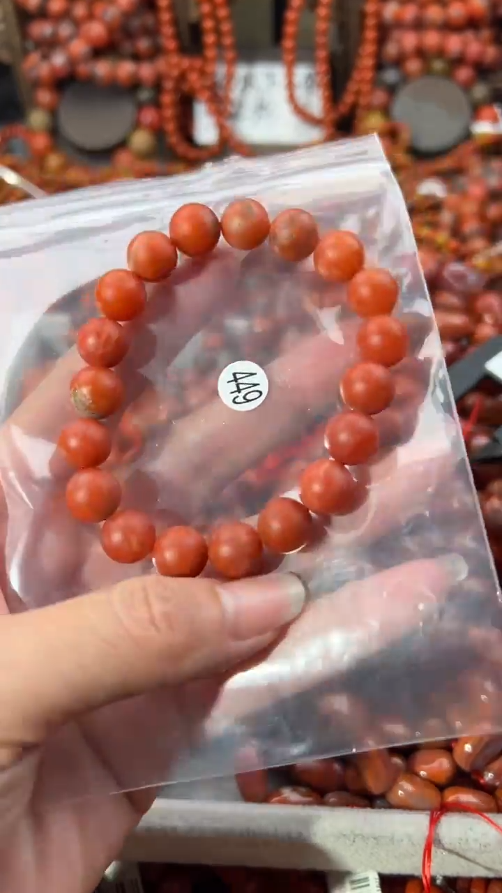 南红玛瑙未镶嵌手串10+