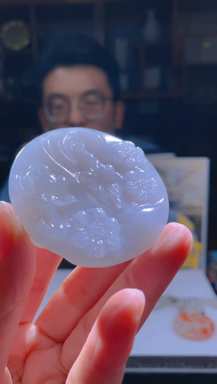 定制翡翠未镶嵌LL翡翠吊坠24-WZ24