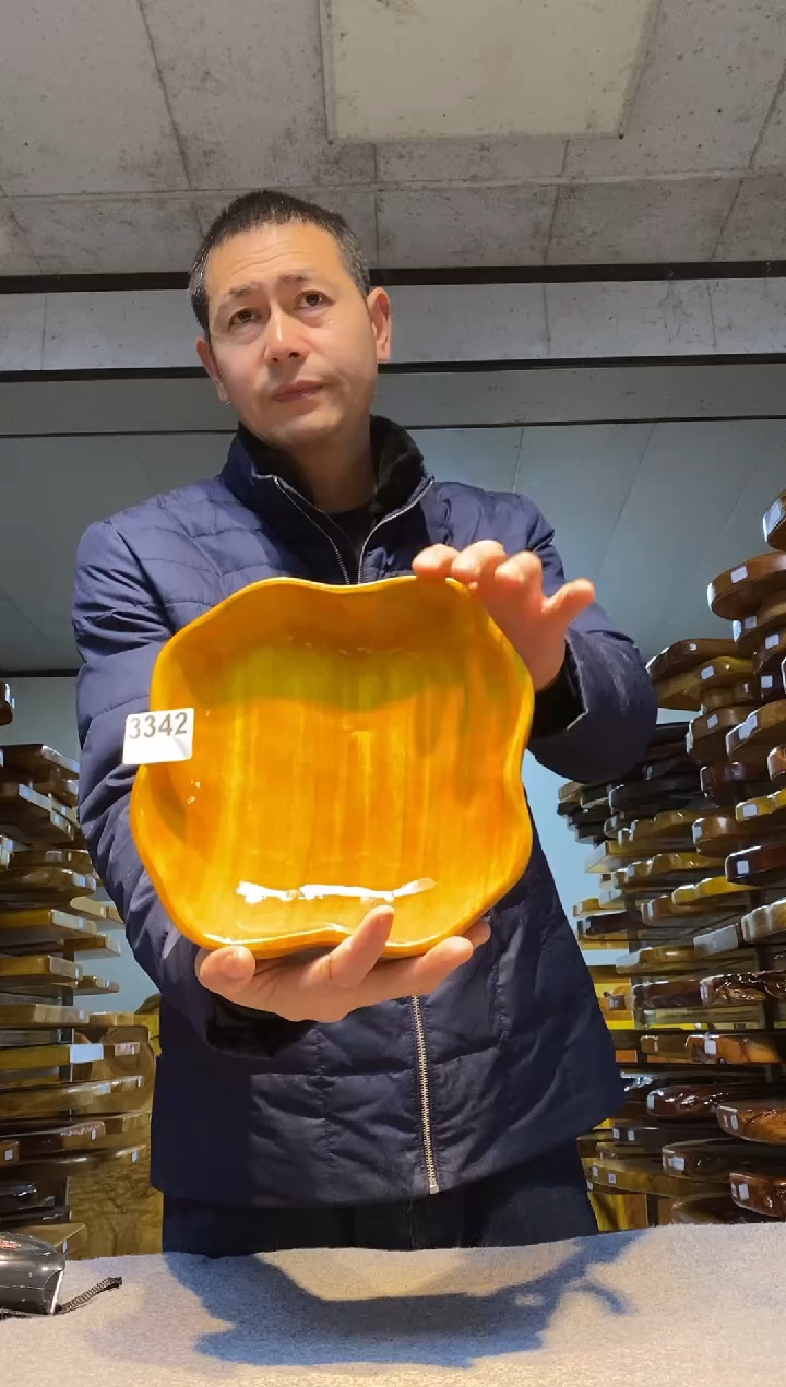 实木原木茶盘 一物一拍(不含配件）
