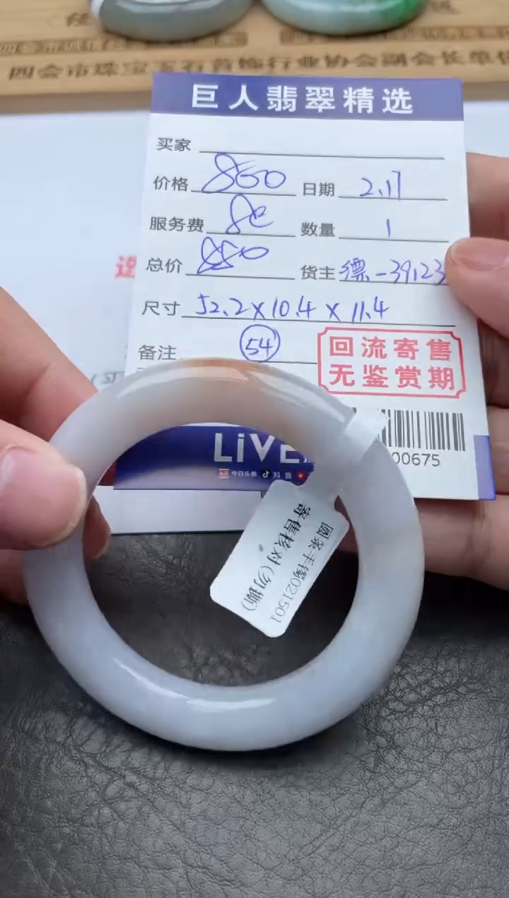 【闪购商品】翡翠颈饰未镶嵌手镯多人-12500675