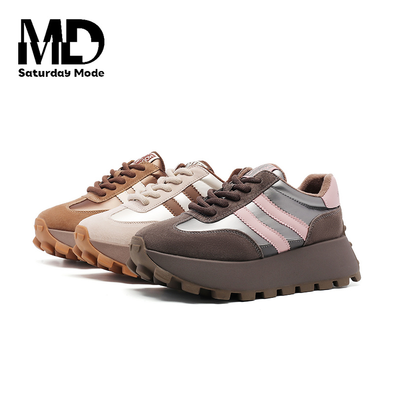 【SISSI专属】 SATURDAYMODE【糖炒栗子】秋冬新款加绒厚底阿甘鞋G64