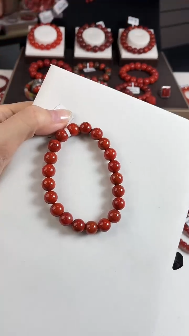 未镶嵌瓦西手串9mm南红玛瑙一个/条