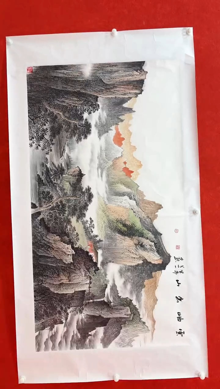 【闪购商品】国画道一老师亲笔绘画作品D83