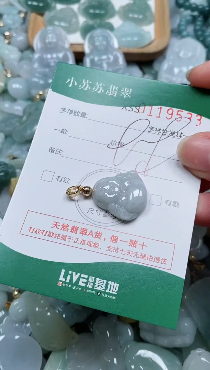 【闪购商品】翡翠颈饰未镶嵌闪购商品0119533