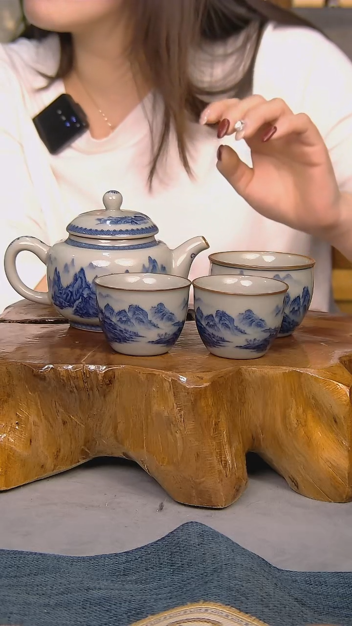 【闪购商品】简装家用款4件套 陶瓷家用茶具系列