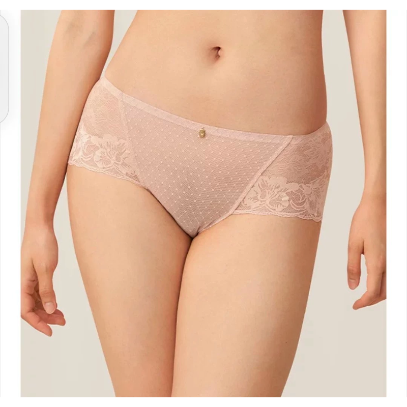 D22-黛-全蕾丝舒适无痕中高腰女士内裤-87-2016