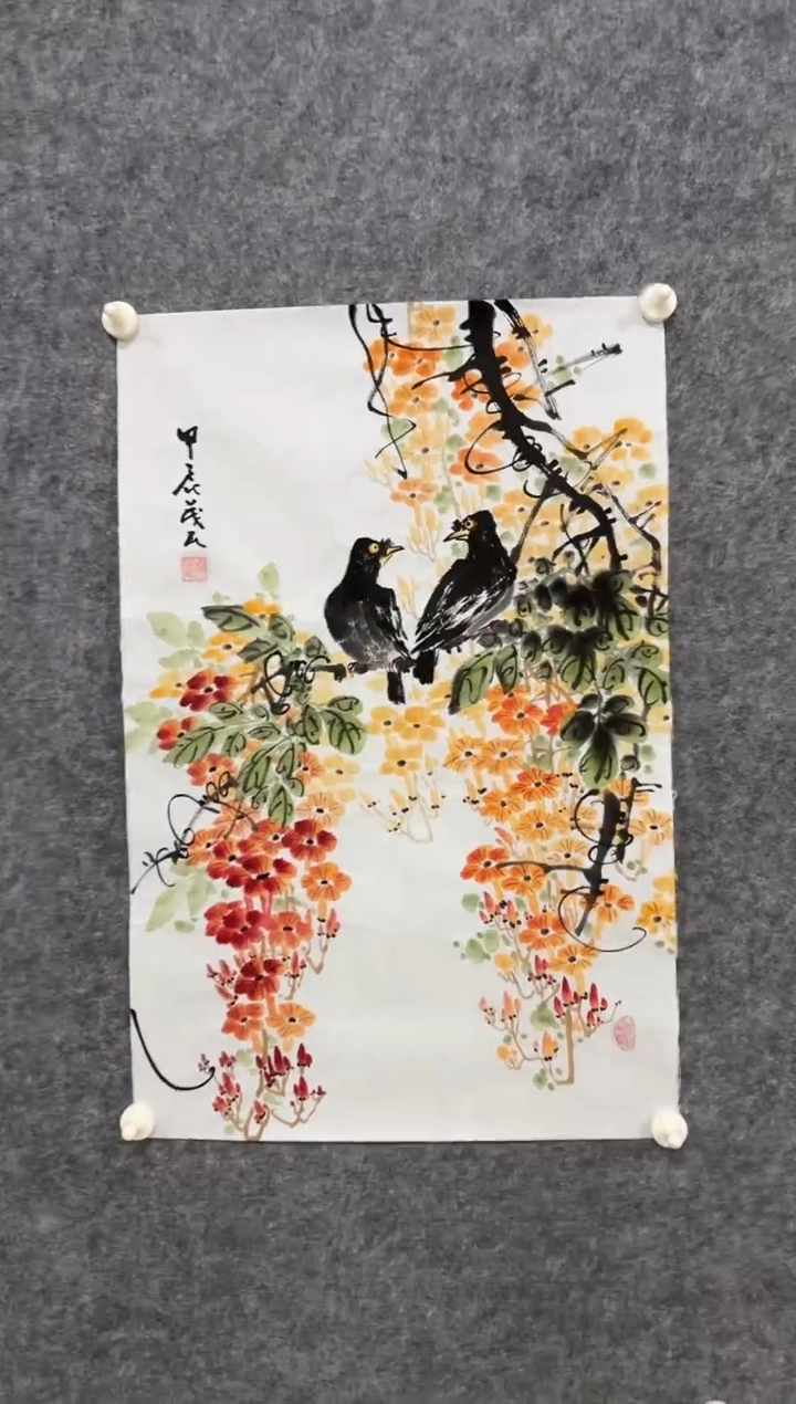 国画杨茂民老师精品2.7平尺作品