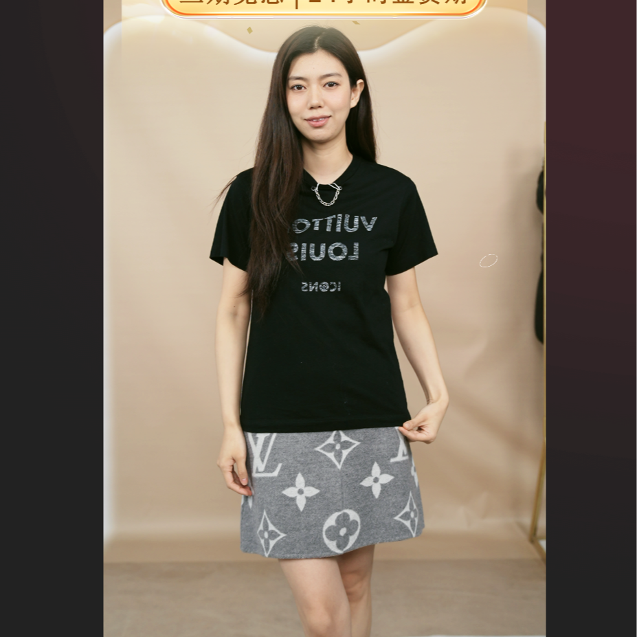 95新 LouisVuitton/路易威登 麦殿/镜像t恤XS码/251006JCLVQ01