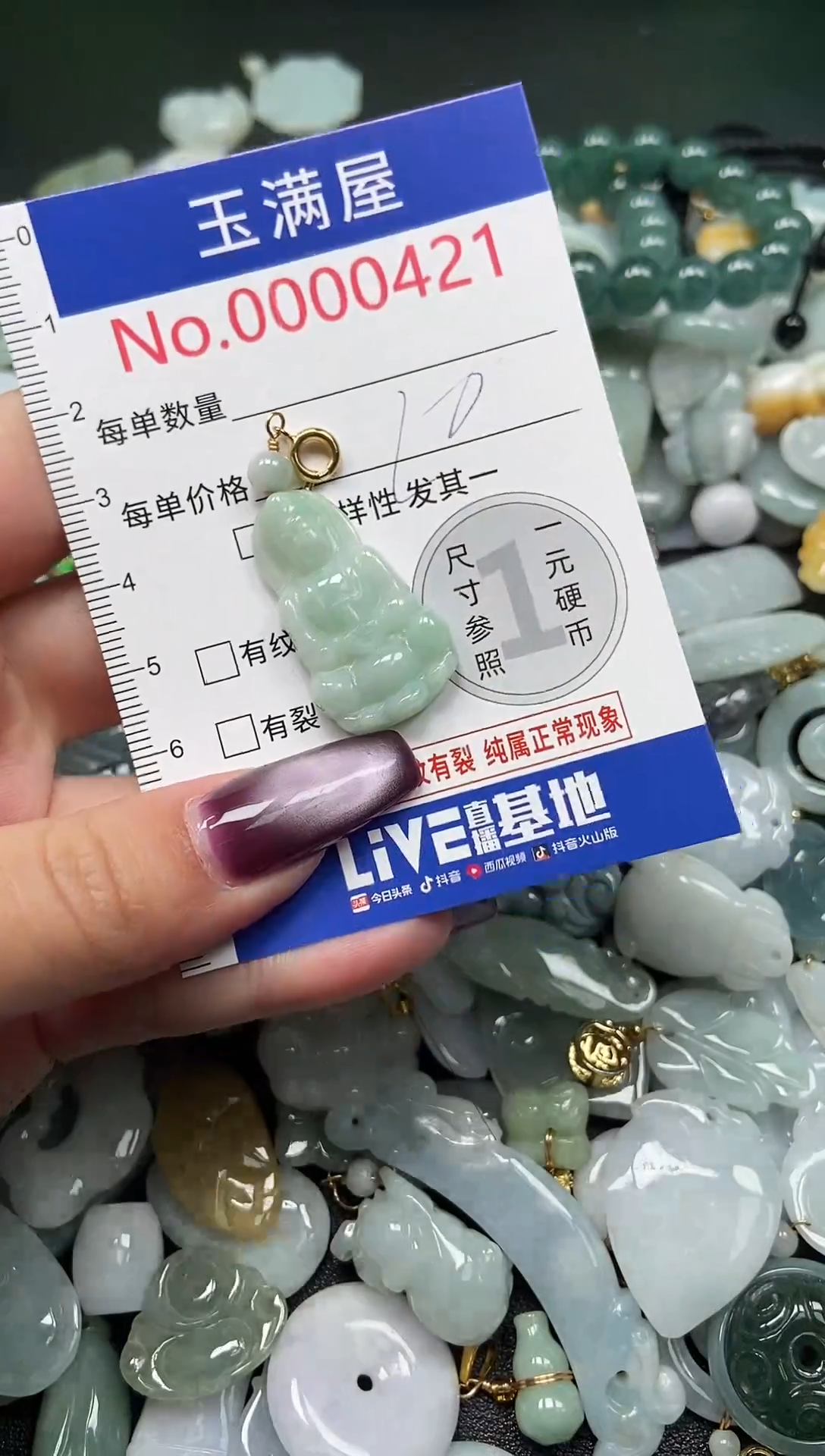 颈饰未镶嵌翡翠421