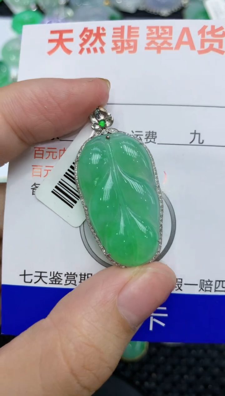 【闪购商品】翡翠颈饰18K金镶嵌111111111111 
