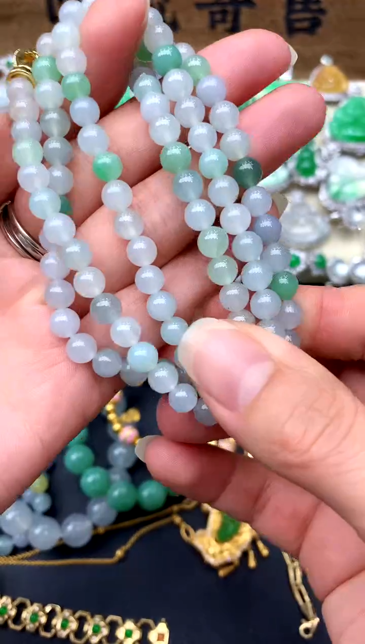 【闪购商品】翡翠手串未镶嵌83-中国好珍宝