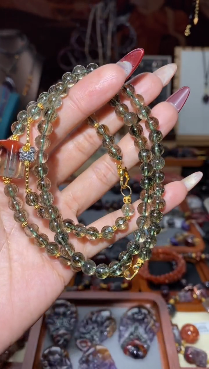 【闪购商品】水晶万能链未镶嵌绿碧发