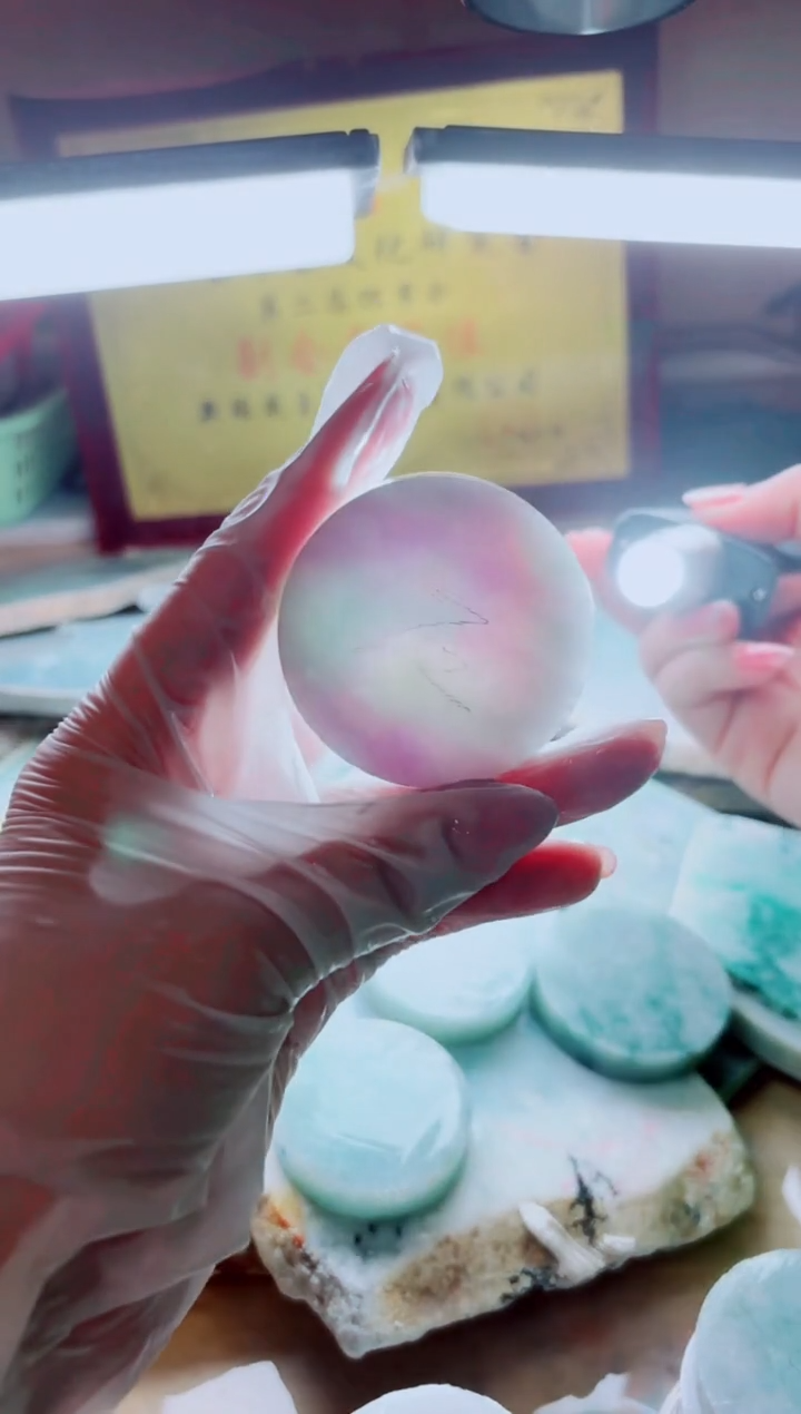 翡翠挂件未镶嵌A货曹璀874