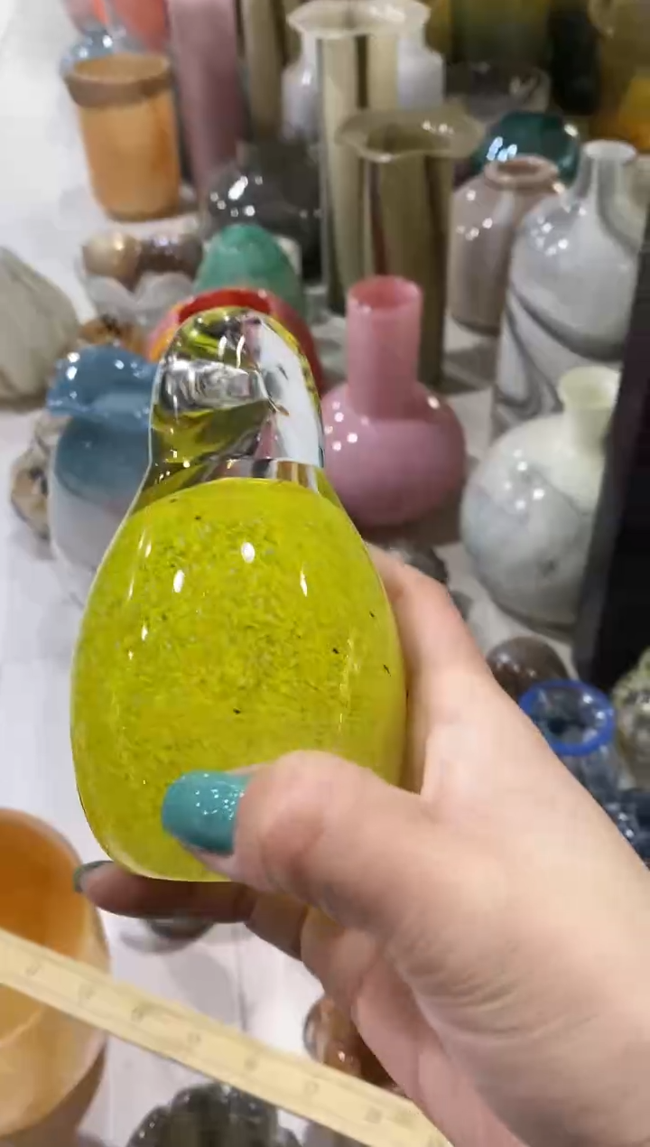 半*慕忆家手作琉璃花瓶瑕疵