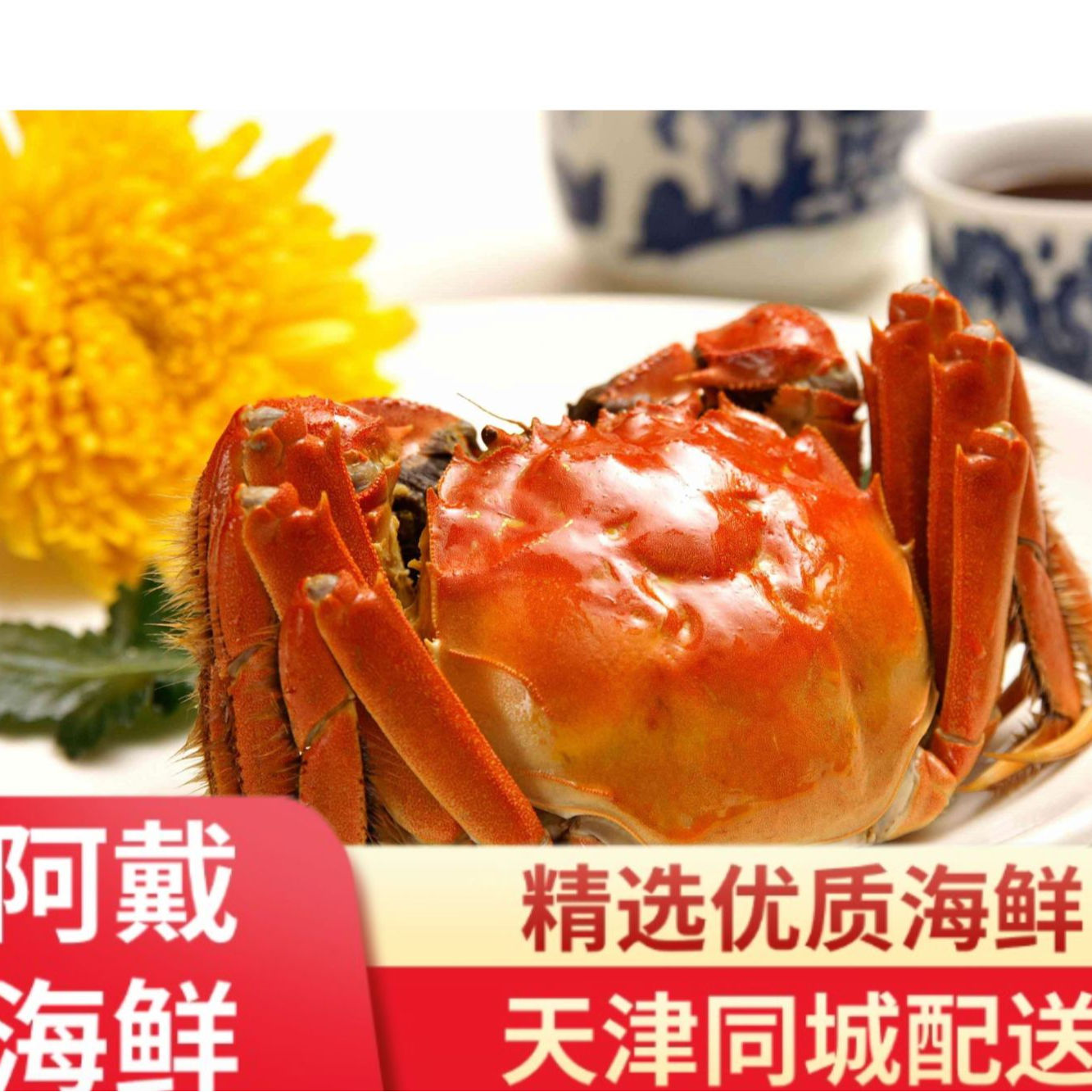 【活蟹】盘锦河蟹母蟹 母蟹一只1.8-2.0两