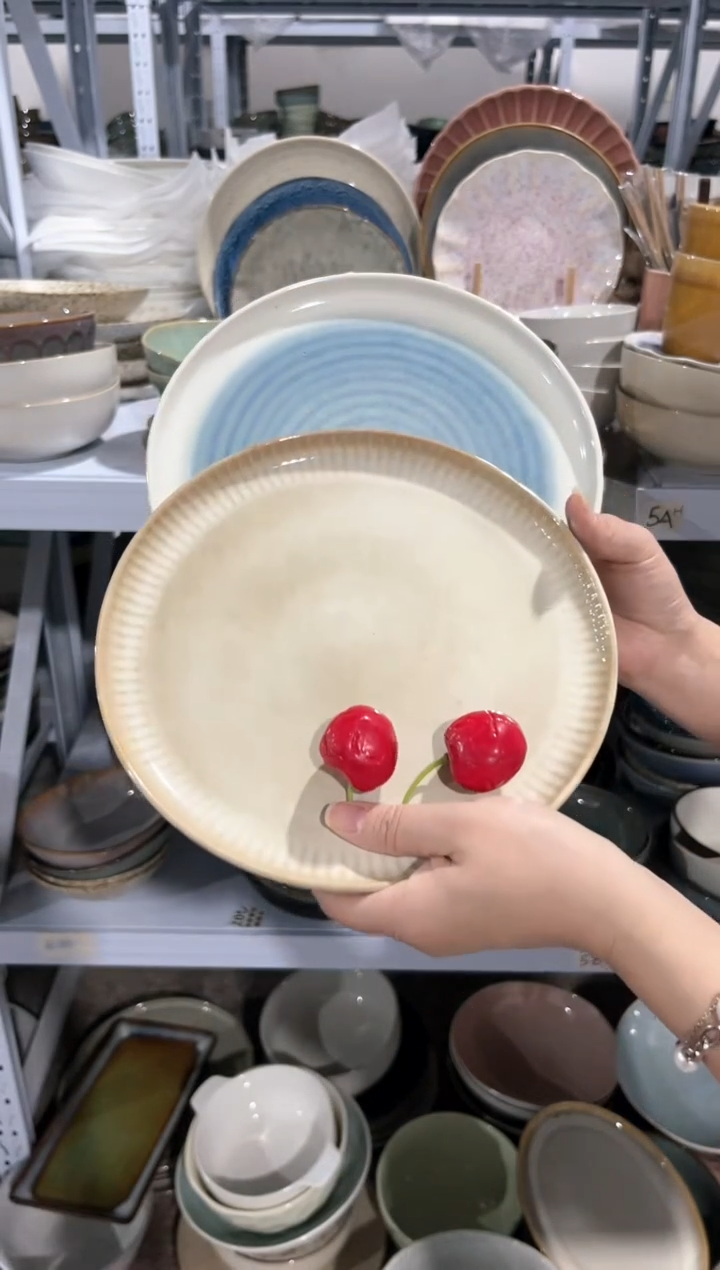 【闪购商品】瓷片外贸尾货微瑕满20包邮X2  小盘