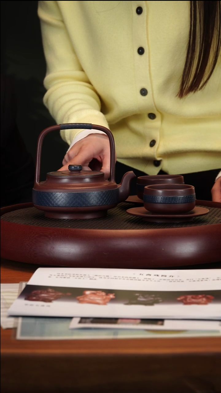 【闪购商品】紫砂茶壶1-15 WXM玉带提梁底槽清380cc