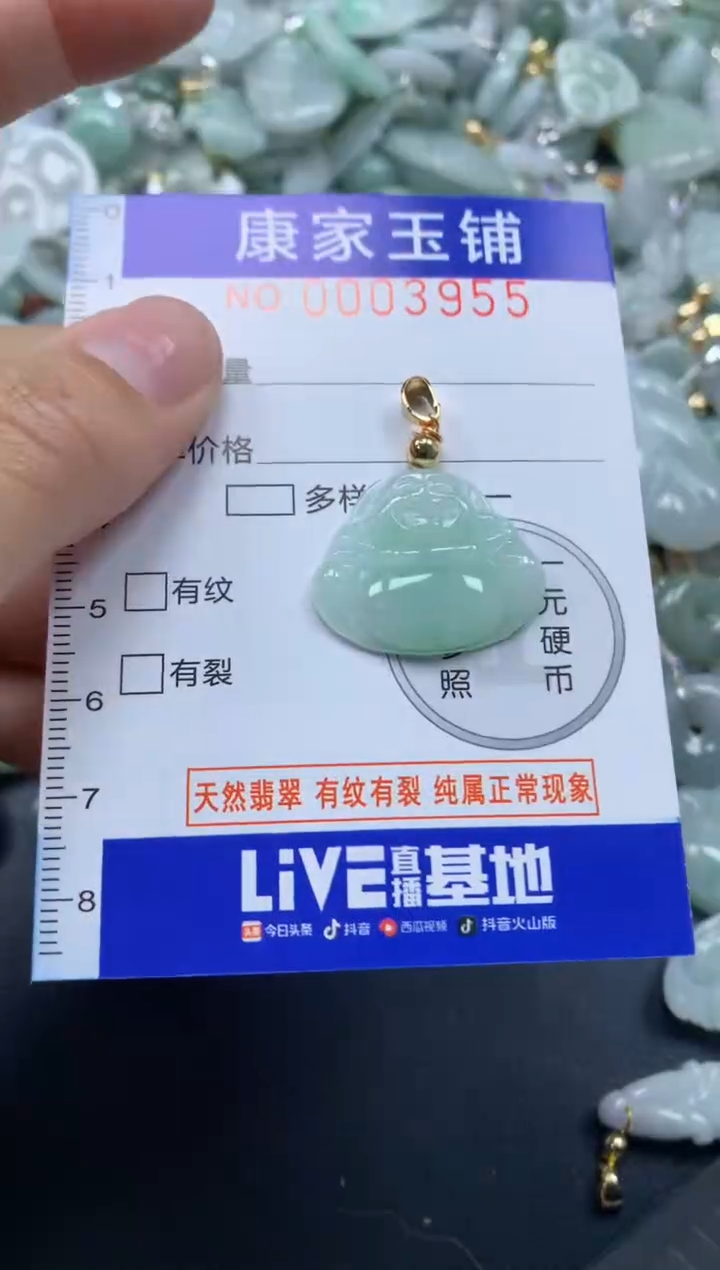 颈饰未镶嵌翡翠3955