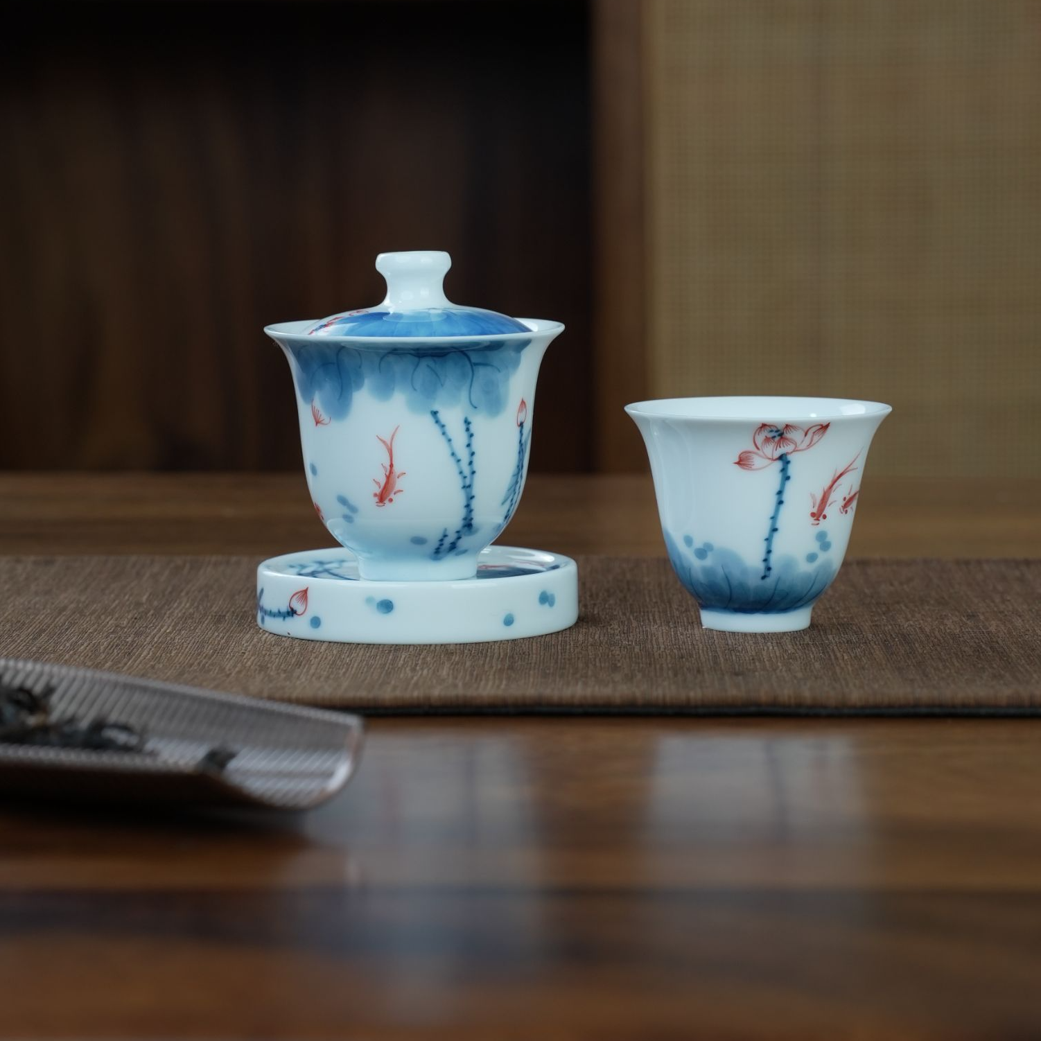 一善堂纯手绘线条莲美人肩100cc福利三件套