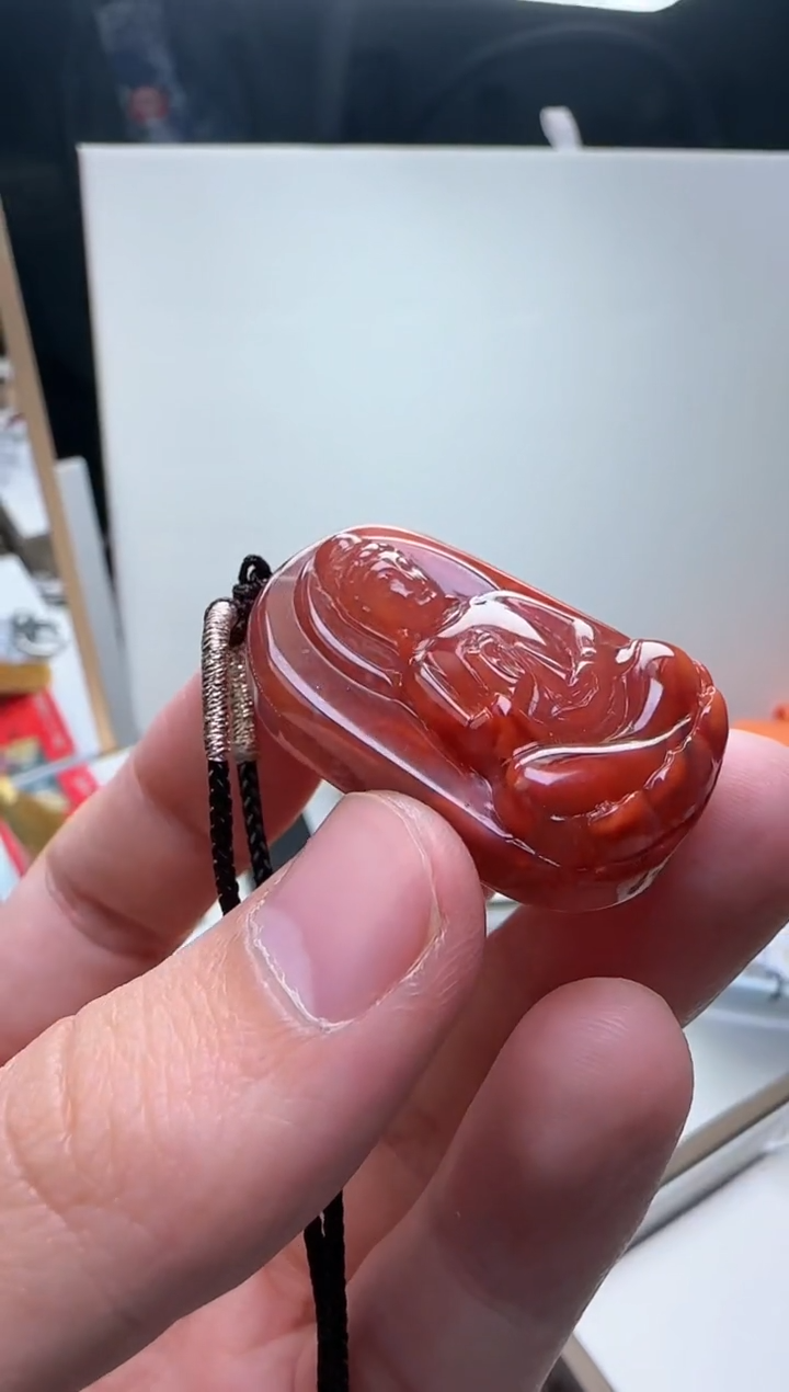 【闪购商品】南红玛瑙吊坠(不含链)未镶嵌观音吊坠47