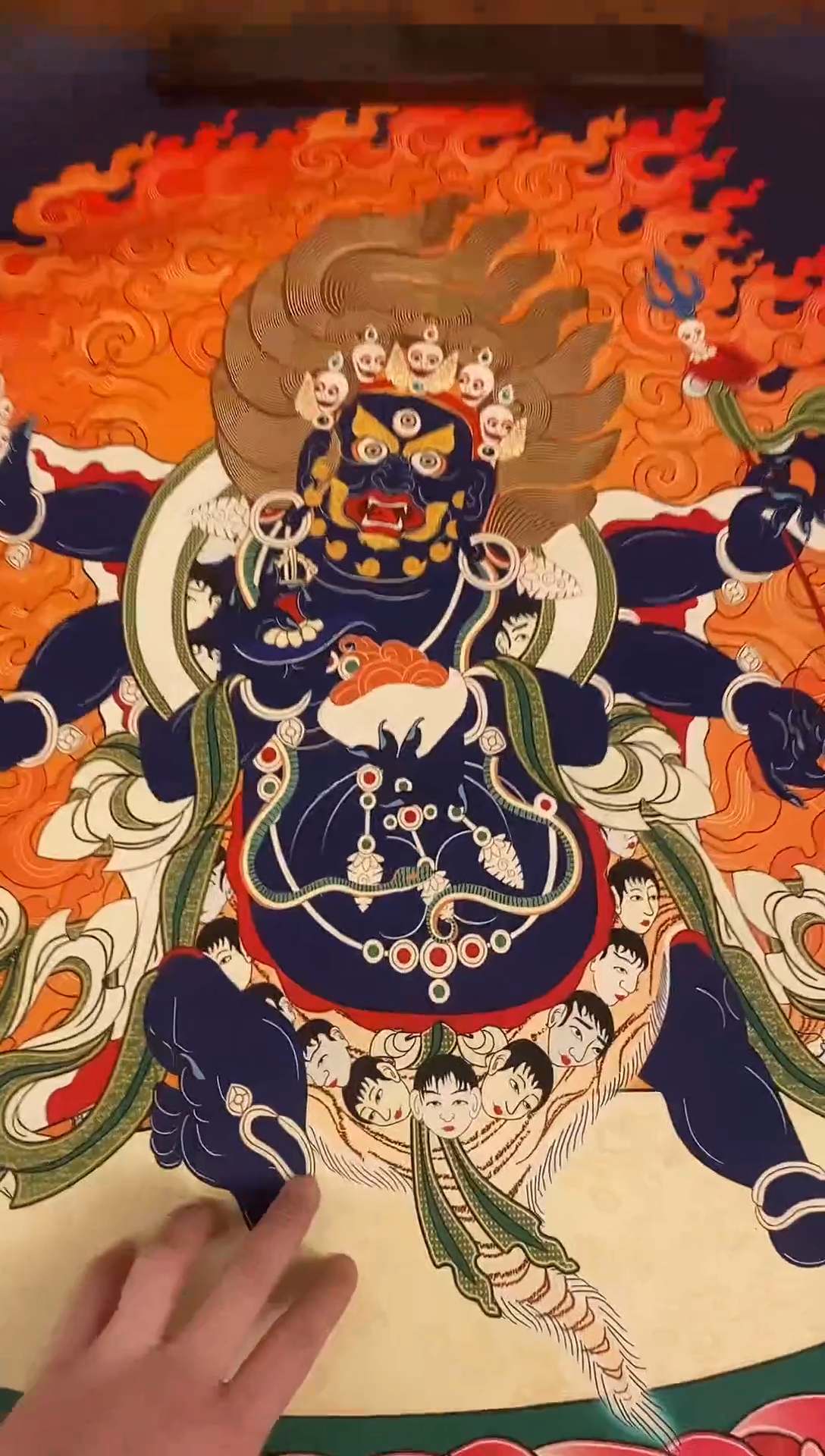 装裱画精美唐卡tk16311