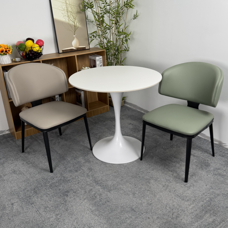 意式极简耐用餐椅现代简约餐桌椅家用靠背椅高级轻奢酒店餐厅凳子