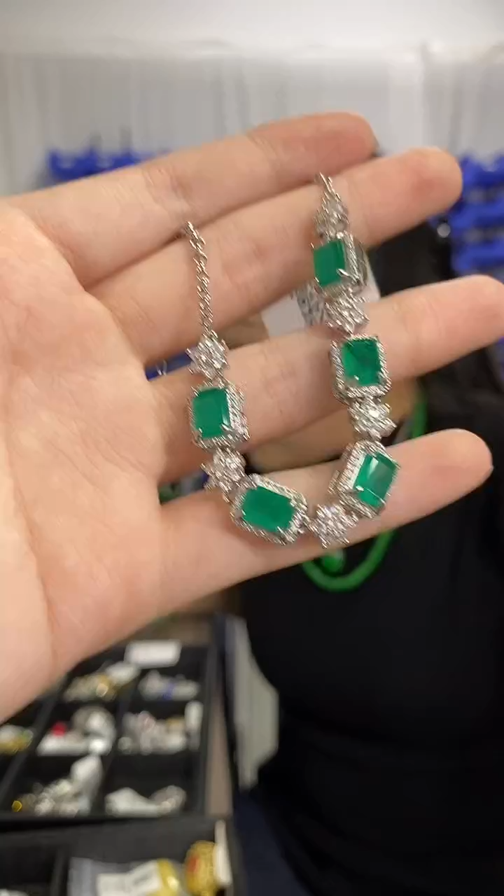 未镶嵌手链祖母绿多样性发其一颜色微差