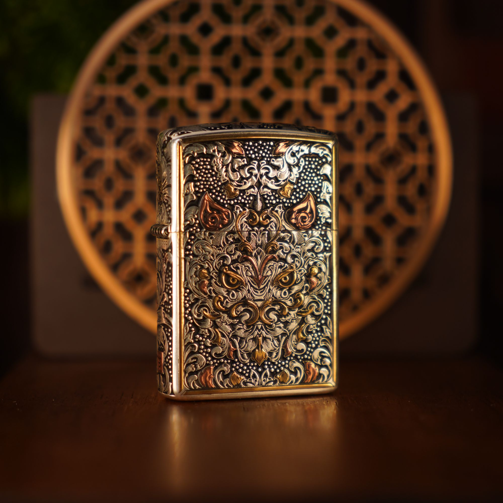 银匠村SILVIL防风煤油打火机999银机《瑞兽》高端送礼七夕送礼男友