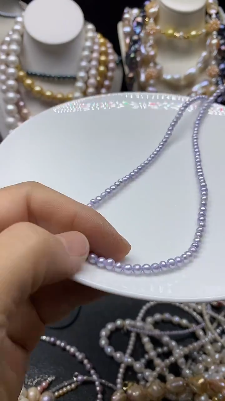 颈饰未镶嵌淡水珍珠多人