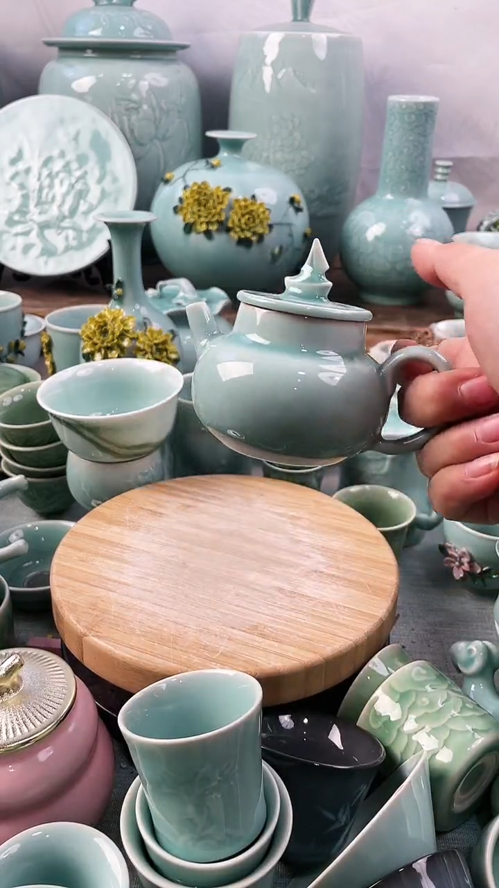 【闪购商品】特价 微瑕 慧仙青瓷