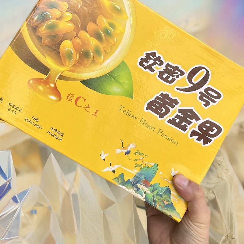钦州钦蜜9号百香果一盒约12颗
