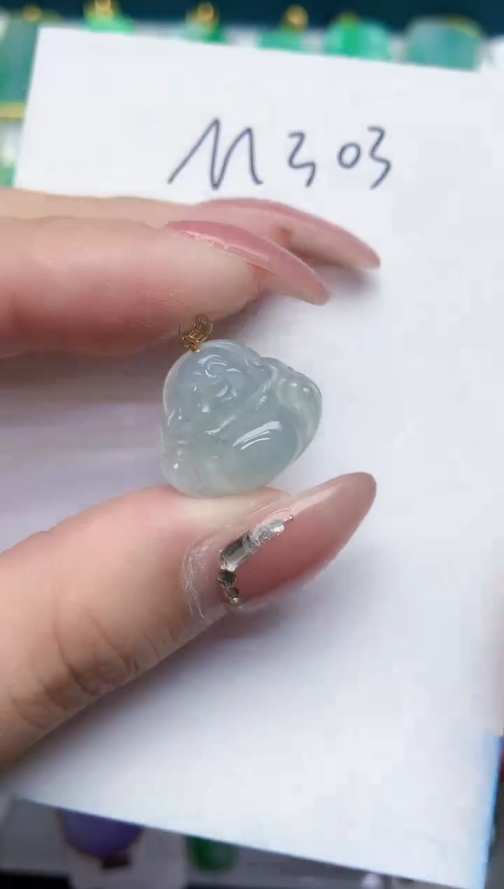 【闪购商品】翡翠颈饰18K金镶嵌000000000