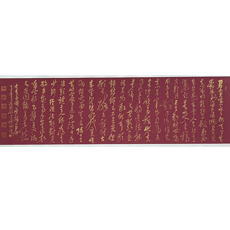 唐奈字画【将进酒】书画李玉俊现场亲笔书画八尺书法作品书法