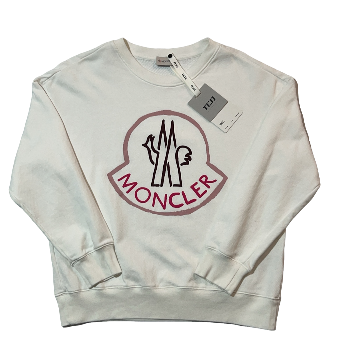 000828 蒙口/Moncler 经典logo卫衣 s码 99新