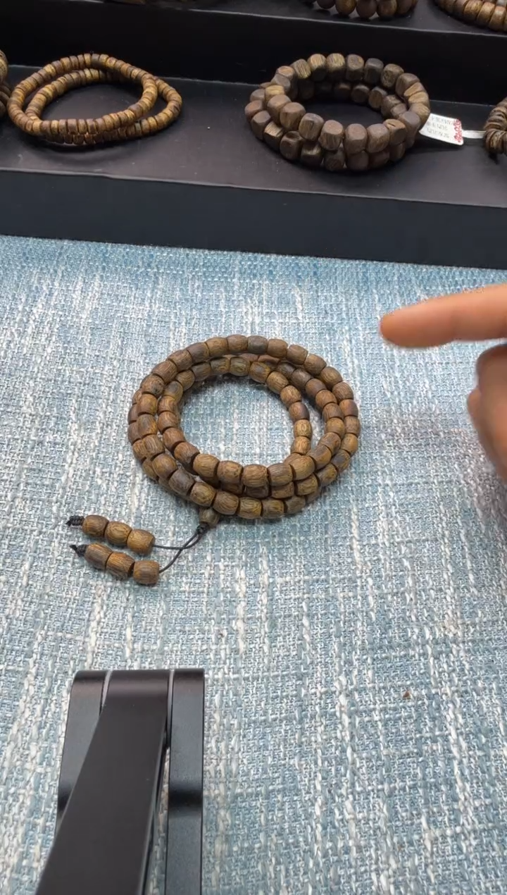 【闪购商品】沉香手串jy206海南白棋多圈