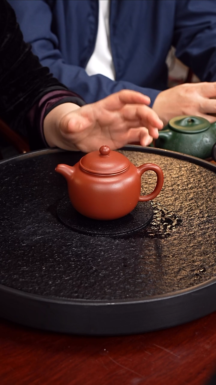 茶壶紫砂洪滔 匏尊108 龙山朱泥 240毫升