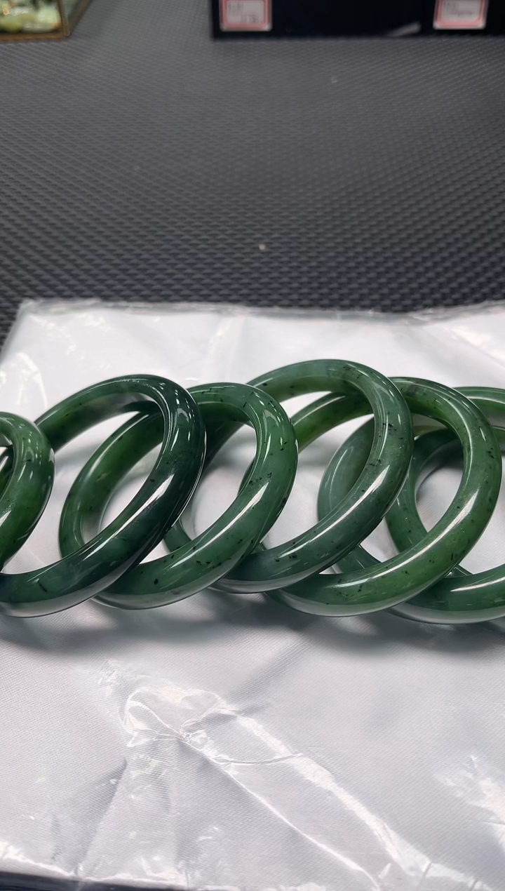 【闪购商品】和田玉手镯未镶嵌多样性发1件 圈口约54-61 备注圈口