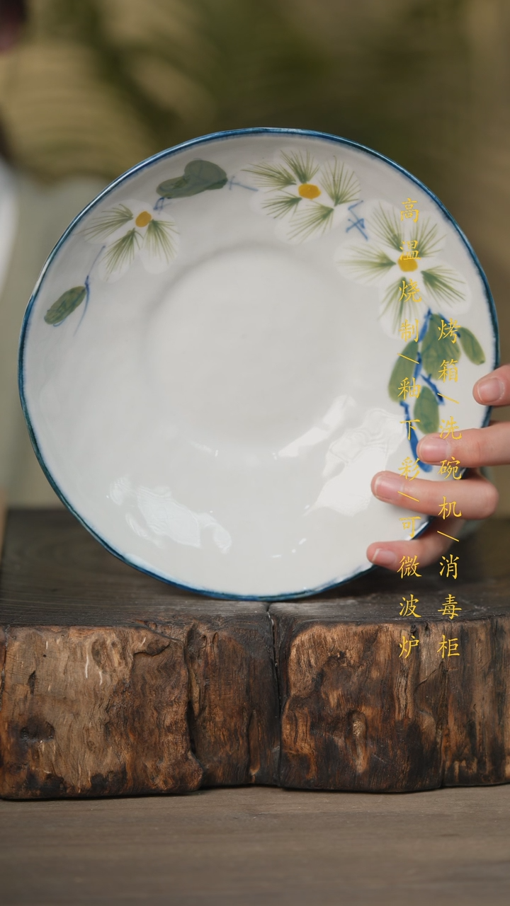 【闪购商品】碗景德镇高温釉下彩可微波烤箱洗碗机