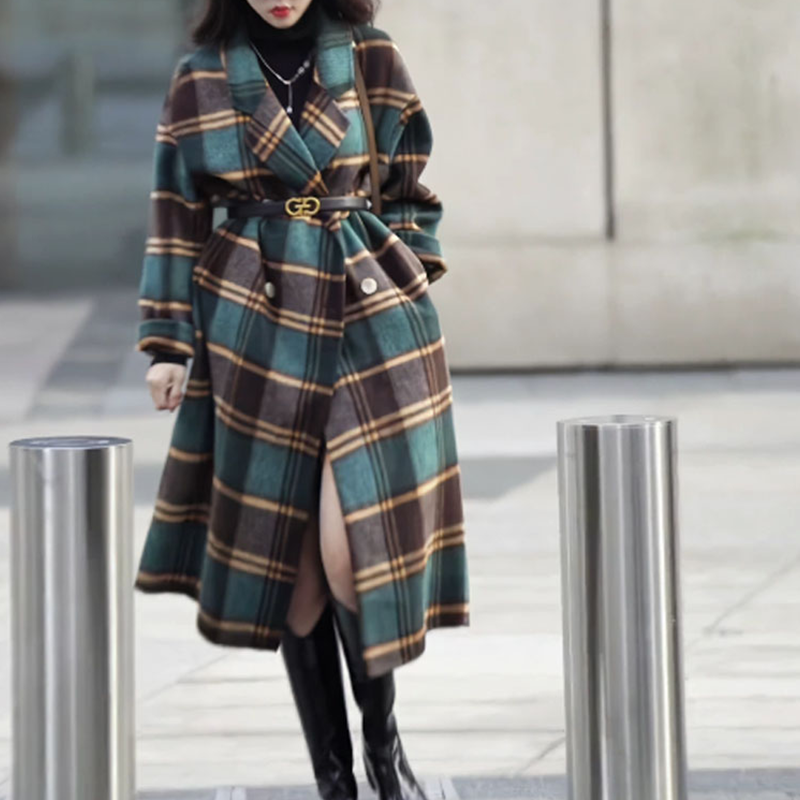 法式时尚高端名媛气质中长外套JYFMGZ2310 202013