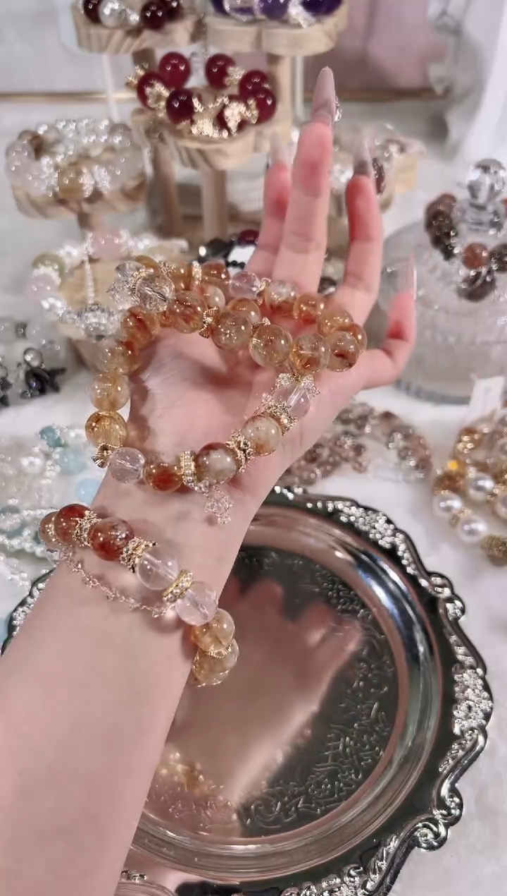 【闪购商品】水晶手链未镶嵌天然水晶默认微瑕 多样性发货发其一