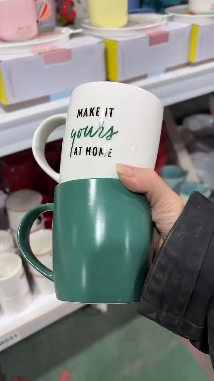 陶瓷手柄款家湖高温陶瓷杯 微瑕