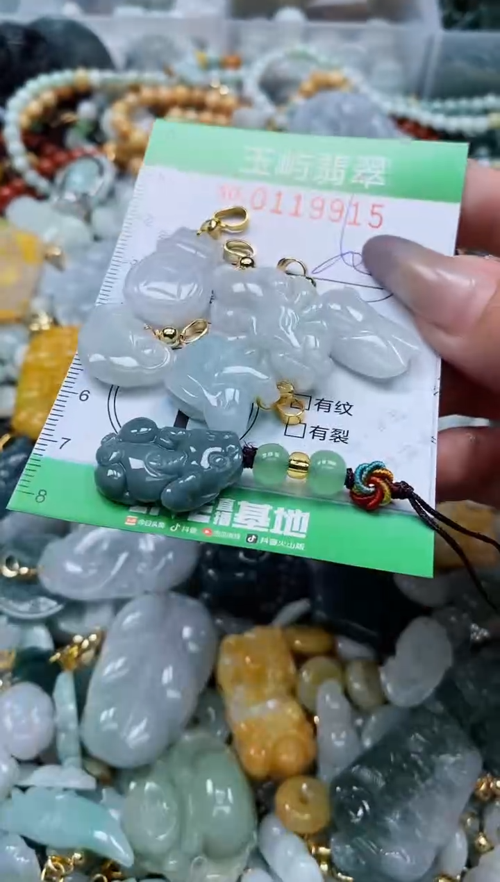 翡翠未镶嵌颈饰闪购0119915