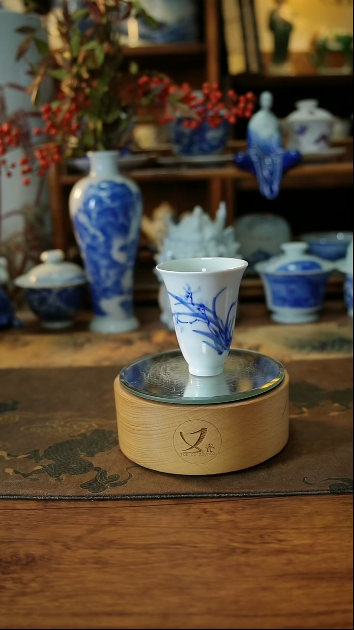 10景德镇手工手绘茶具